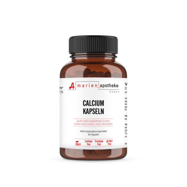 Calcium Kapseln Marien-Apotheke Baden 60 Stück vegan