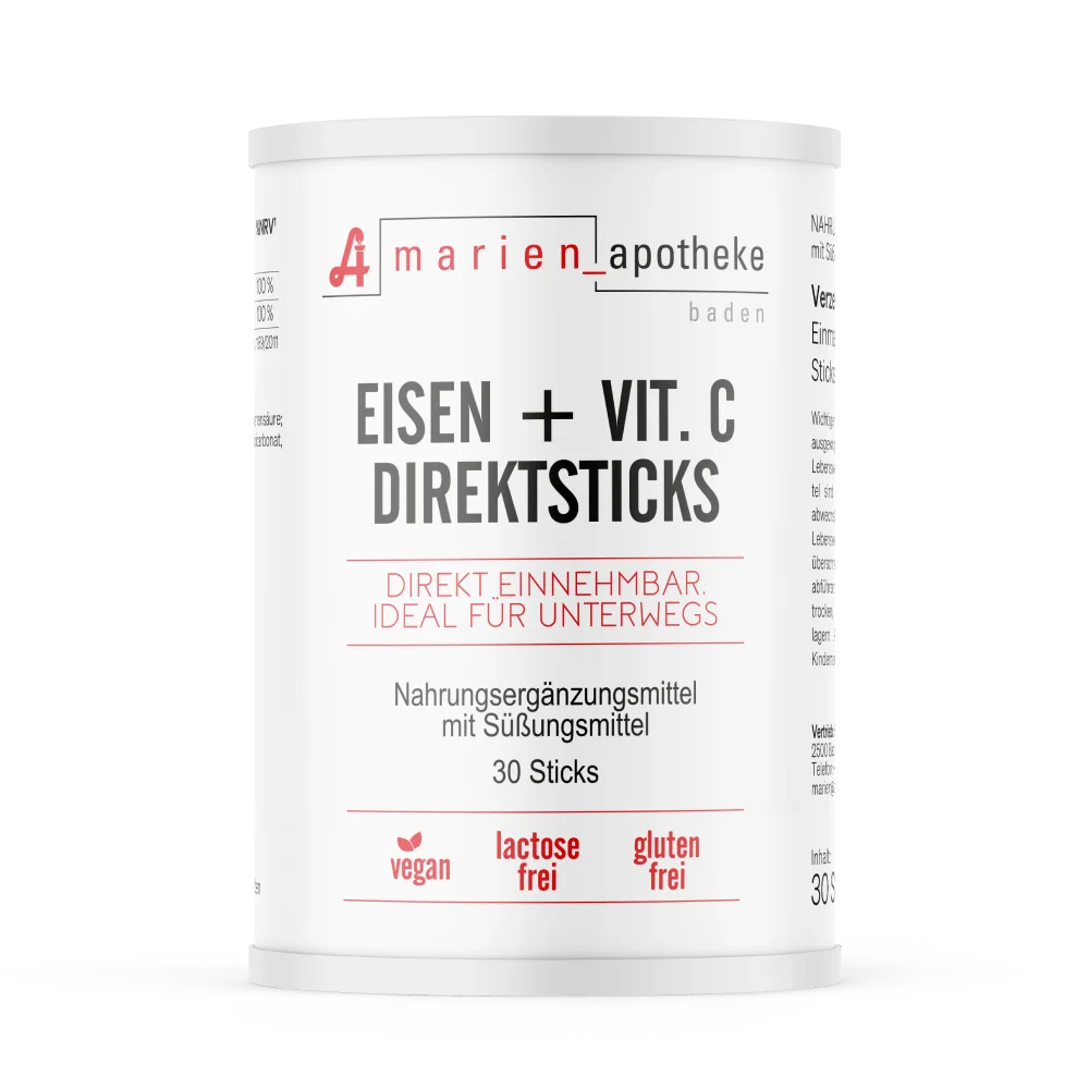 Eisen+ Vit C Sticks - Marien-Apotheke Baden